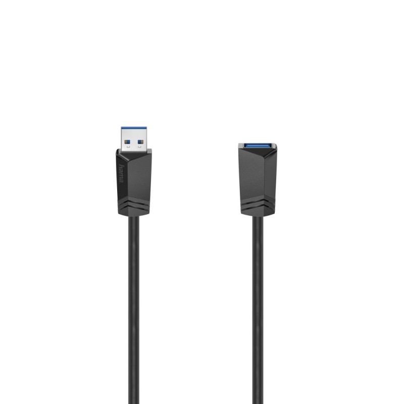 Hama 00200628 cable USB 1,5 m USB A Negro