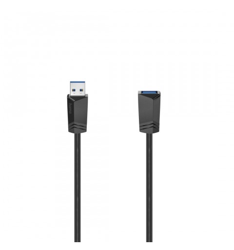 Hama 00200628 câble USB 1,5 m USB A Noir