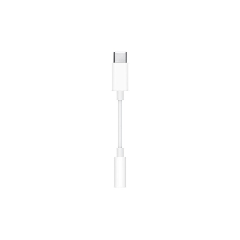 Apple MU7E2ZM A cable de teléfono móvil Blanco 3,5mm USB C