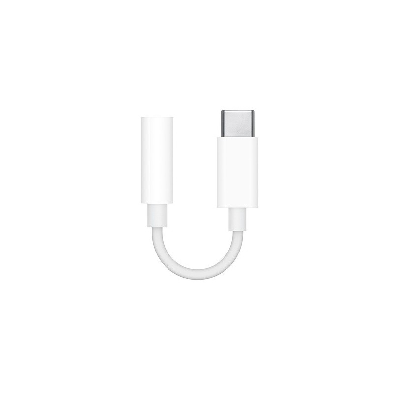 Apple MU7E2ZM A câble de téléphone portable Blanc 3,5mm USB C