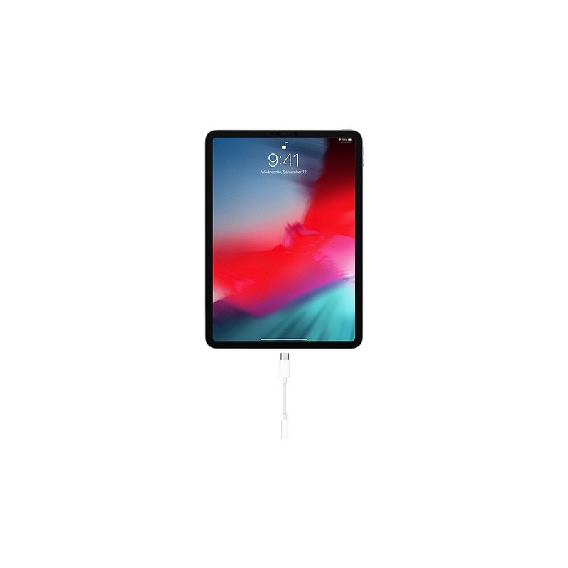 Apple MU7E2ZM A Handykabel Weiß 3.5mm USB C