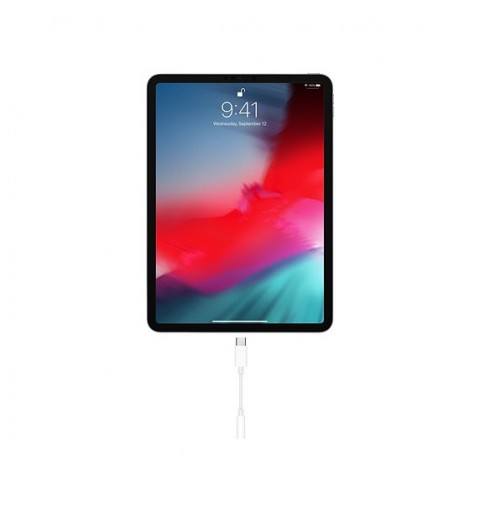 Apple MU7E2ZM A câble de téléphone portable Blanc 3,5mm USB C