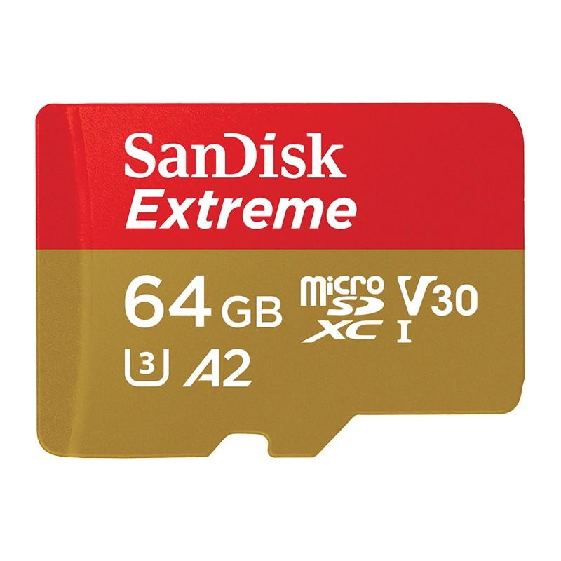 SanDisk Extreme 64 GB MicroSDXC UHS-I Clase 3