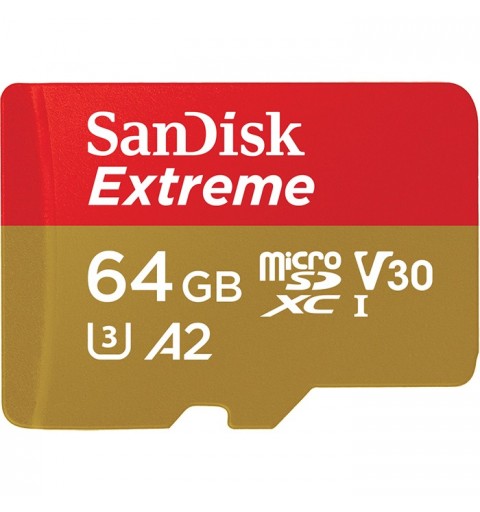 SanDisk Extreme 64 GB MicroSDXC UHS-I Clase 3