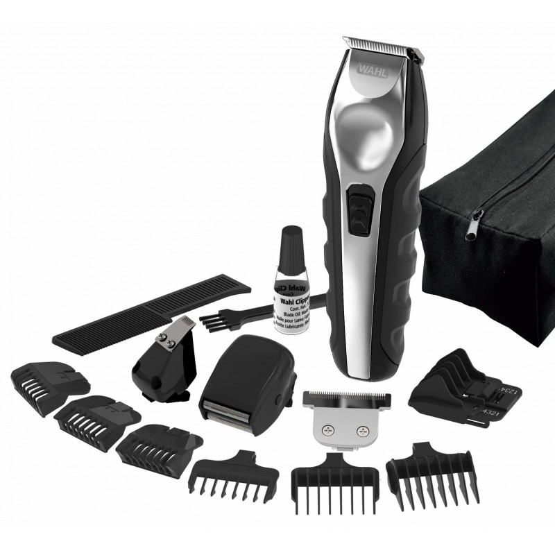 Wahl 09888-1216 depiladora para la barba Negro, Acero inoxidable