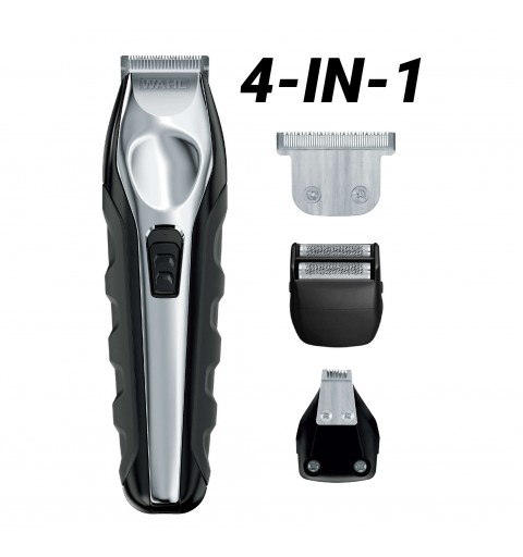 Wahl 09888-1216 depiladora para la barba Negro, Acero inoxidable