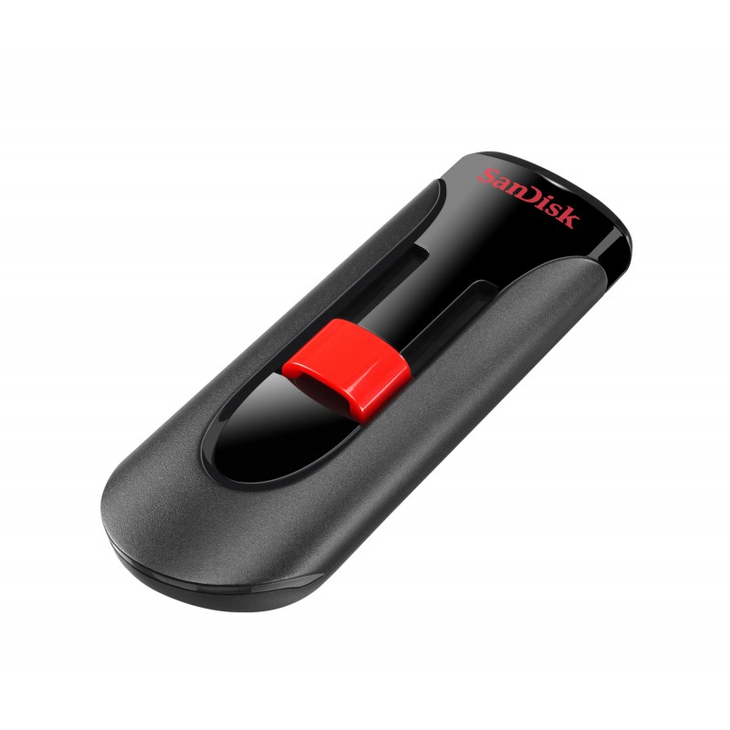 SanDisk Cruzer Glide lecteur USB flash 64 Go USB Type-A 2.0 Noir, Rouge