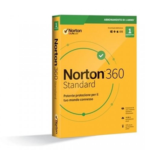 NortonLifeLock Norton 360 Standard 2020 Licenza completa 1 licenza e 1 anno i