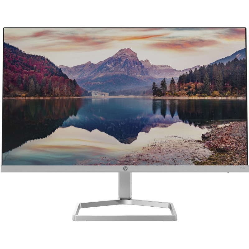 HP M22f 54,6 cm (21.5") 1920 x 1080 Pixel Full HD LCD Nero, Argento