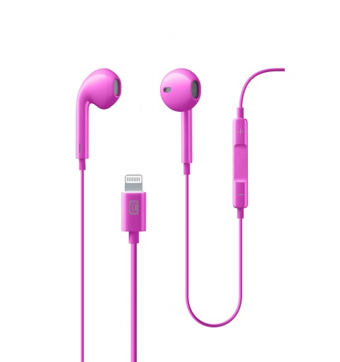 Cellularline Swan Headset Wired In-ear Calls Music Pink