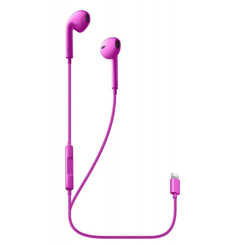Cellularline Swan Kopfhörer Verkabelt im Ohr Anrufe Musik Pink
