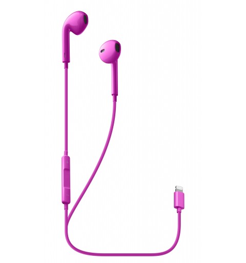 Cellularline Swan Kopfhörer Verkabelt im Ohr Anrufe Musik Pink