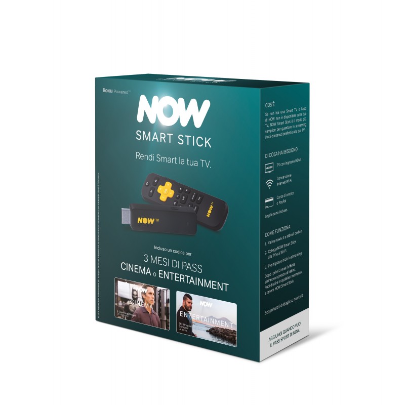 Now TV Smart Stick HDMI Full HD Black