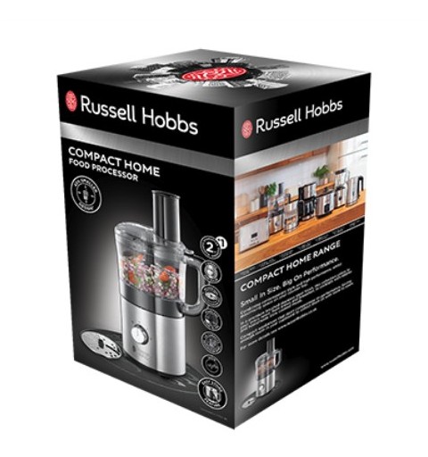 Russell Hobbs 25280-56 robot da cucina 500 W 1,2 L Nero, Acciaio inossidabile