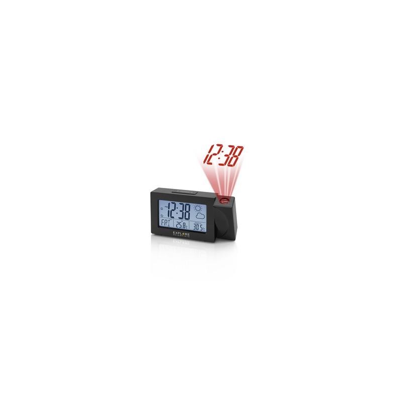 Explore Scientific RPW3008 Digital alarm clock Black