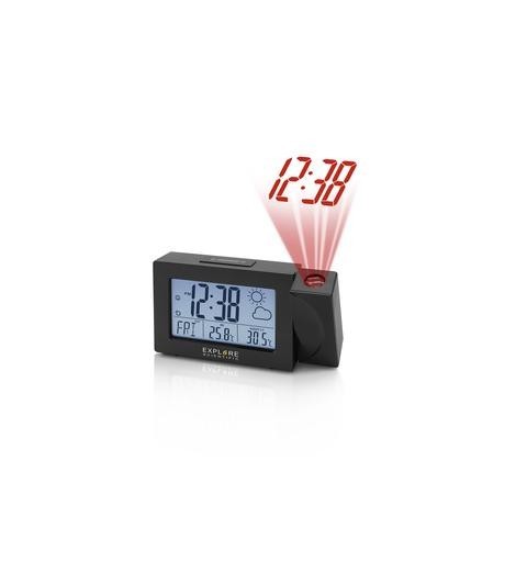 Explore Scientific RPW3008 Reloj despertador digital Negro