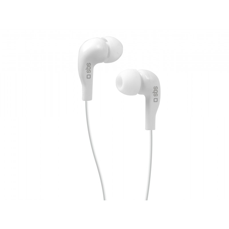 SBS TEINEARWL auricular y casco Auriculares Alámbrico Dentro de oído Llamadas Música Blanco