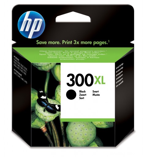 HP 300XL Schwarz Original Druckerpatrone mit hoher Reichweite