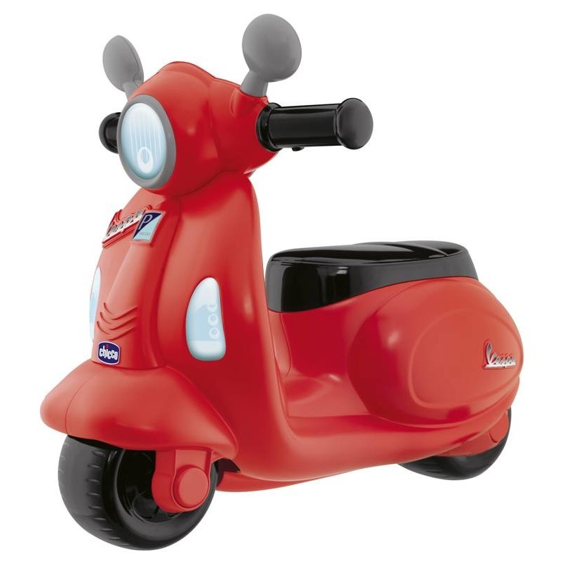 Chicco Porteur Scooter Vespa Primavera Rouge