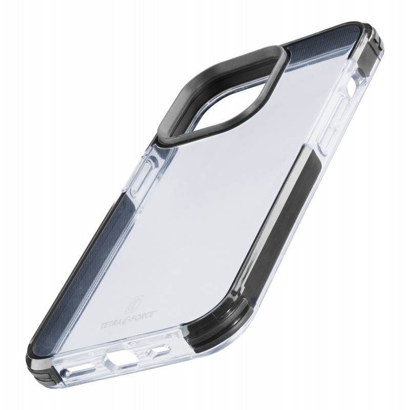 Cellularline Tetra Force Strong Guard coque de protection pour téléphones portables 17 cm (6.7") Housse Noir, Transparent