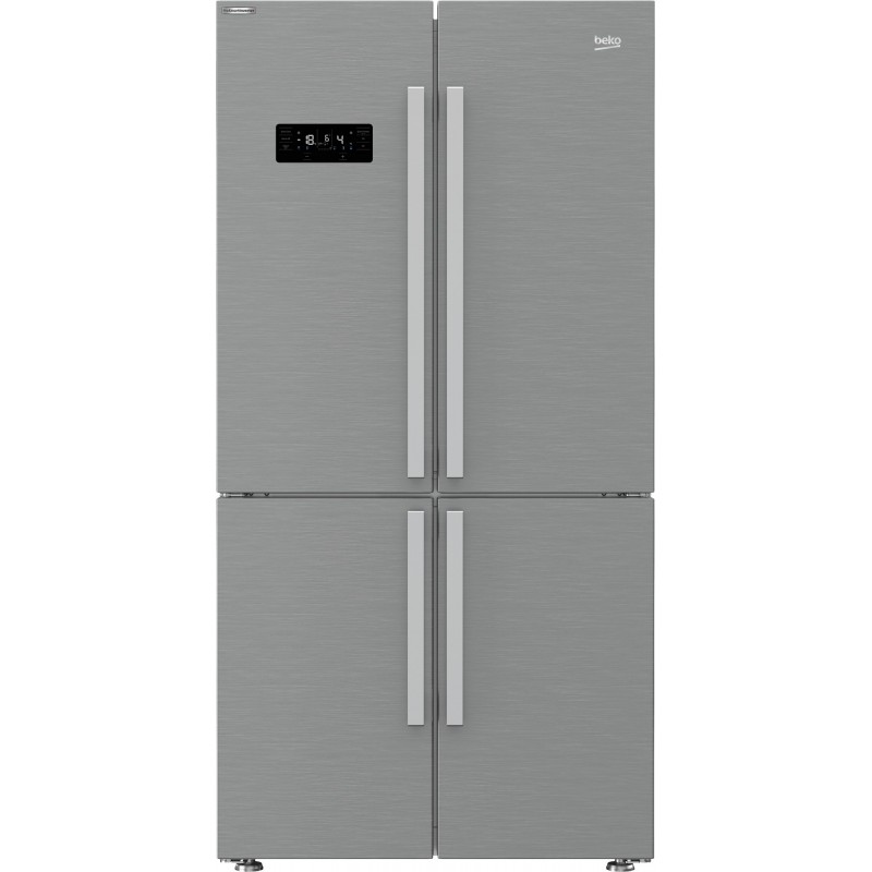 Beko GN1416231ZXN side-by-side refrigerator Freestanding 541 L Stainless steel