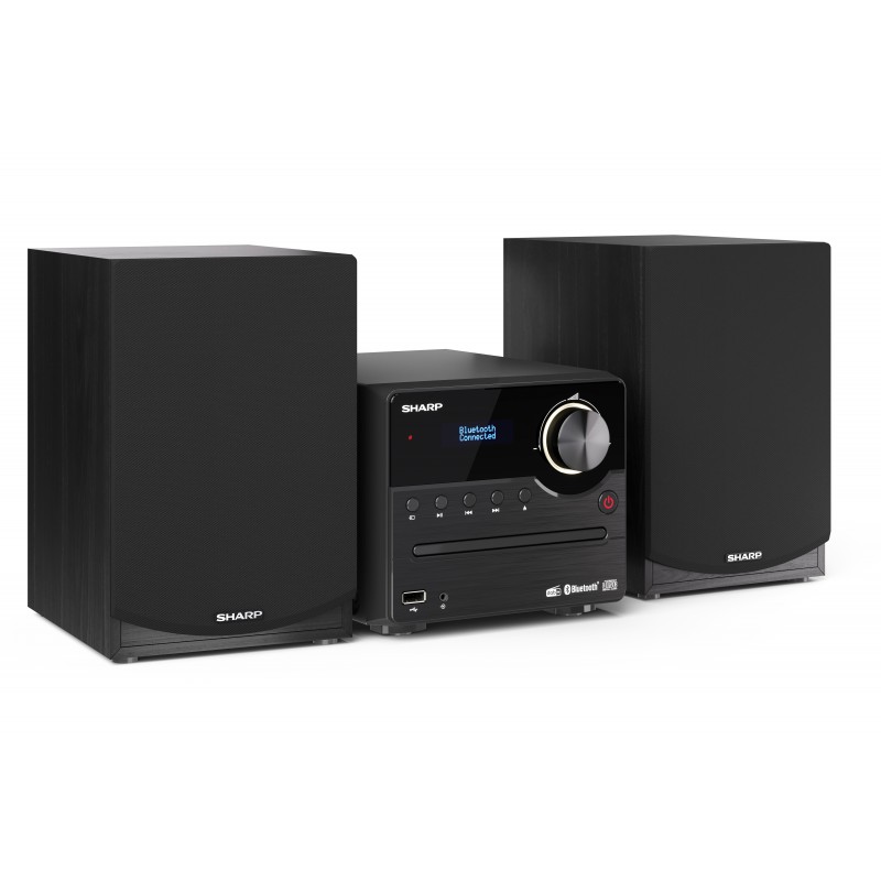 Sharp XL-B517D Home audio micro system 45 W Black