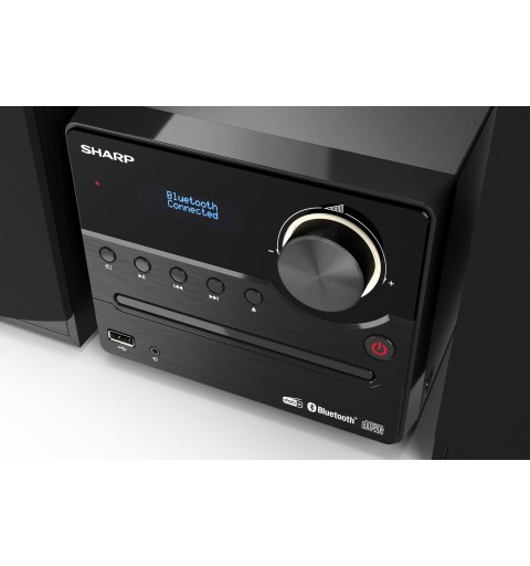 Sharp XL-B517D Home audio micro system 45 W Black