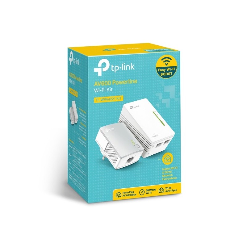 TP-LINK AV600 600 Mbit s Collegamento ethernet LAN Wi-Fi Bianco 1 pz