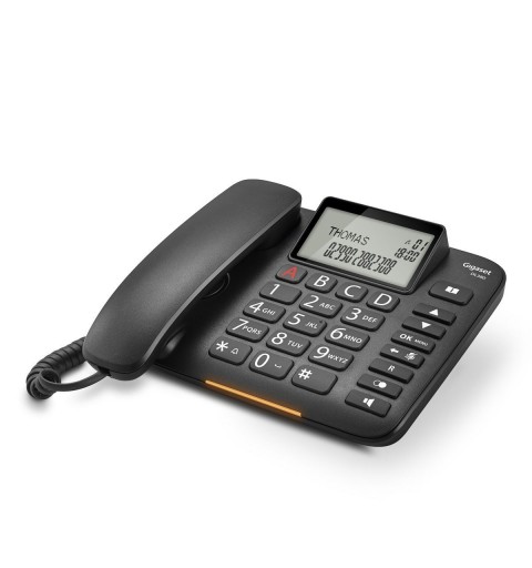 TIM Sirio Analog telephone Caller ID Black