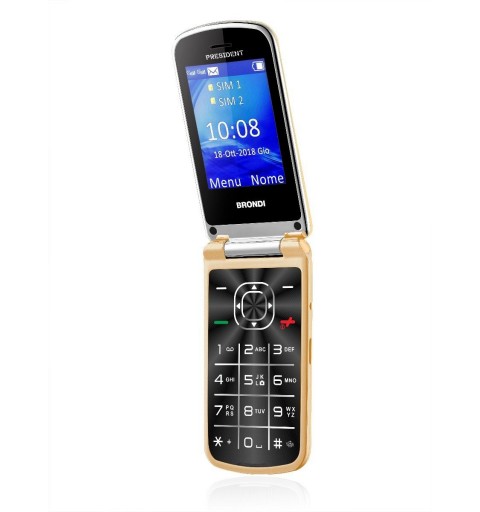 Brondi President 7,62 cm (3") 130 g Oro Telefono cellulare basico