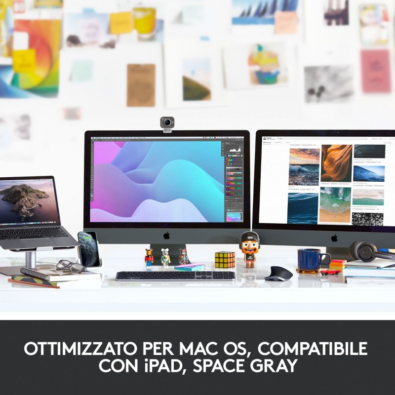 Logitech MX Master 3 for Mac Advanced Wireless Mouse souris Droitier Bluetooth Laser 4000 DPI