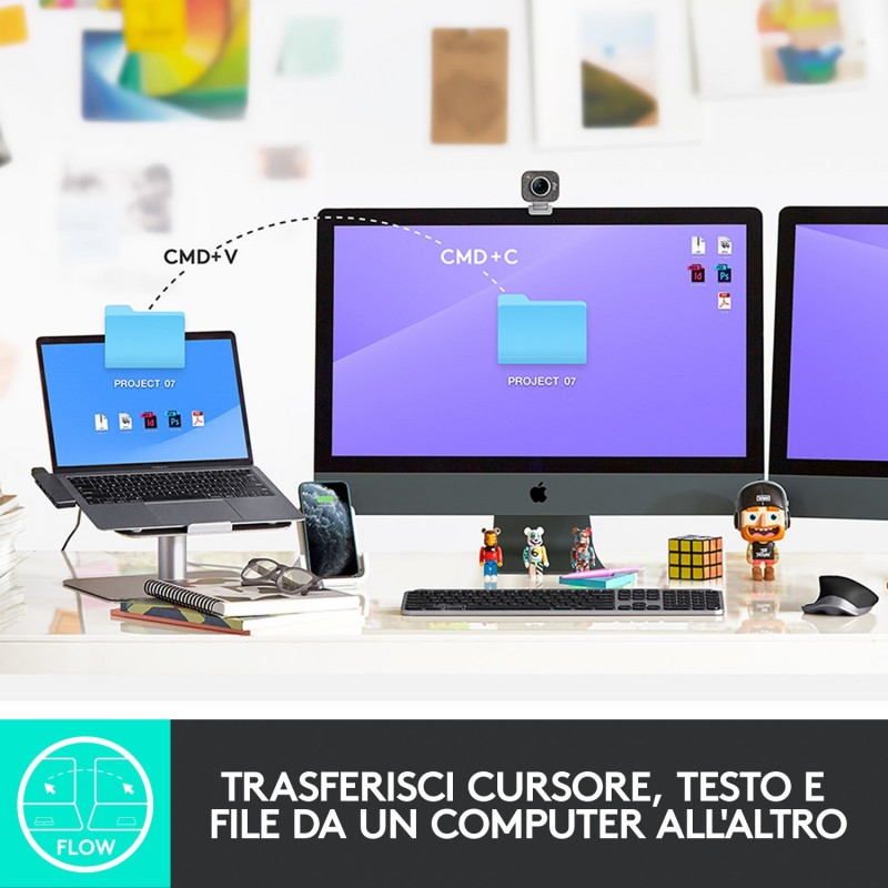 Logitech MX Master 3 for Mac Advanced Wireless Mouse souris Droitier Bluetooth Laser 4000 DPI