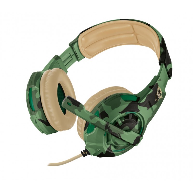 Trust GXT 310C Radius Auriculares Alámbrico Diadema Juego Camuflaje