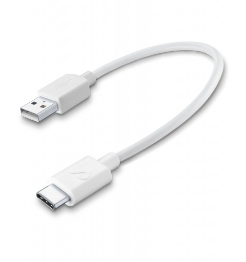 Cellularline USBDATACTRUSBCW USB cable 0.15 m USB 2.0 USB A USB C White