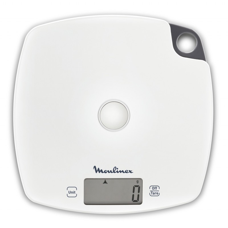 Moulinex BN1000 Grau, Weiß Quadratisch Elektronische Küchenwaage