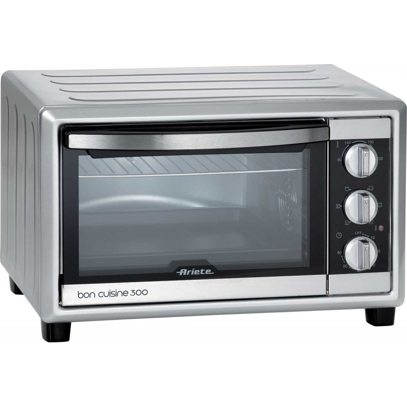 Ariete 985 1 30 L 1500 W Black, Silver Grill