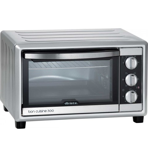 Ariete 985 1 30 L 1500 W Black, Silver Grill