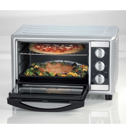 Ariete 985 1 30 L 1500 W Black, Silver Grill