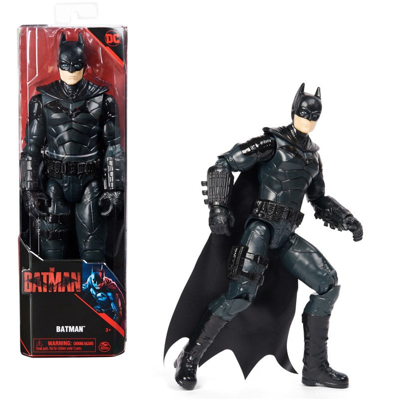 DC Comics THE BATMAN LE FILM - FIGURINE 30 CM BATMAN - - Figurine Batman Articulée 30 Cm Avec Sculpture Détaillée Du Film -