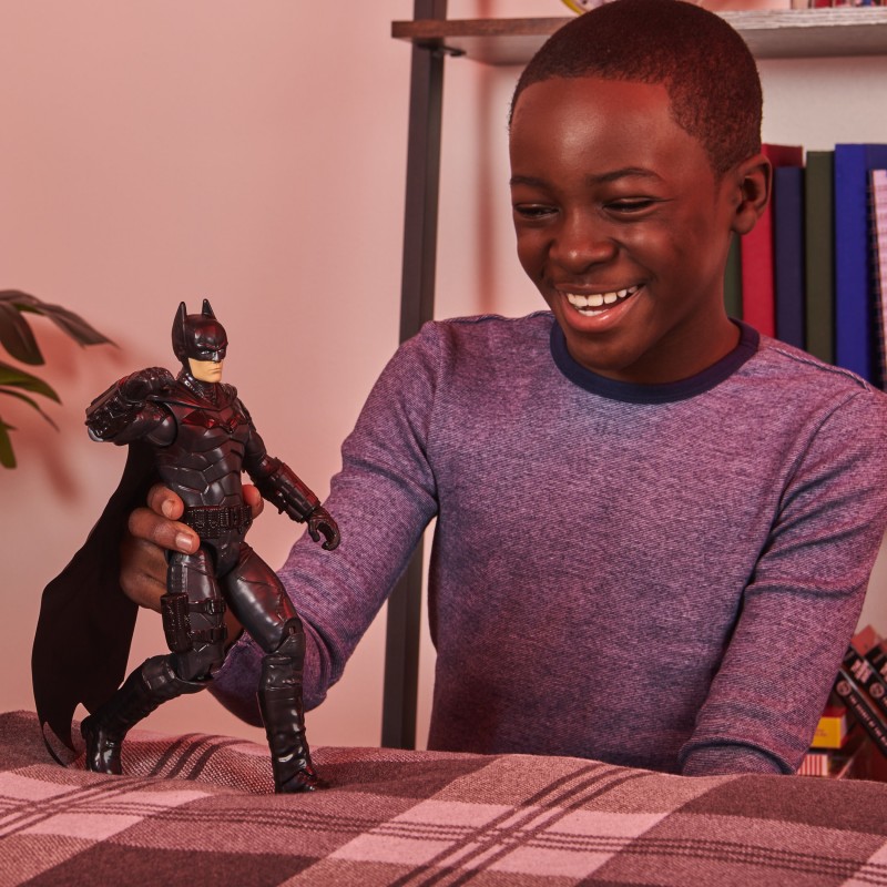 DC Comics THE BATMAN LE FILM - FIGURINE 30 CM BATMAN - - Figurine Batman Articulée 30 Cm Avec Sculpture Détaillée Du Film -