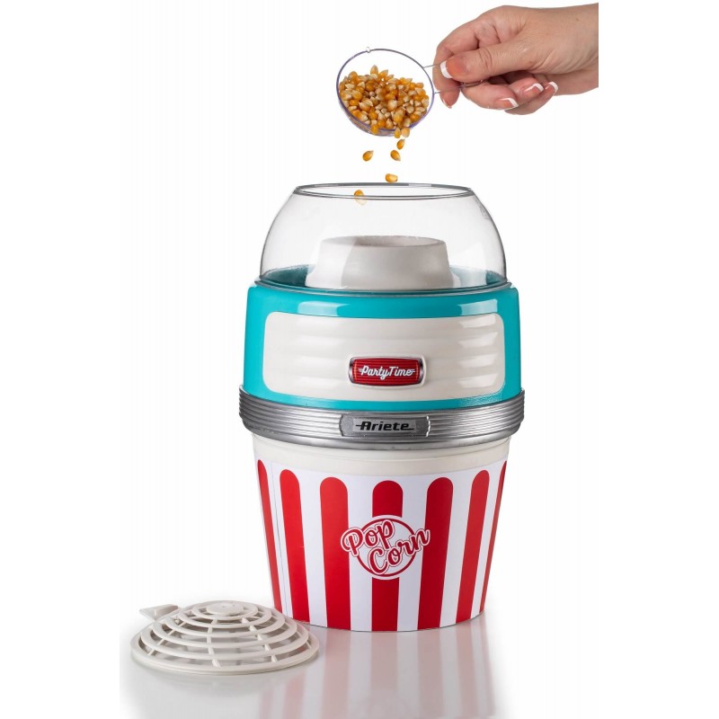 Ariete 2957 machine à popcorn Bleu, Rouge, Blanc 1100 W