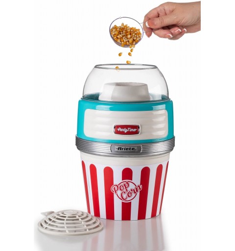 Ariete 2957 macchina per popcorn Blu, Rosso, Bianco 1100 W