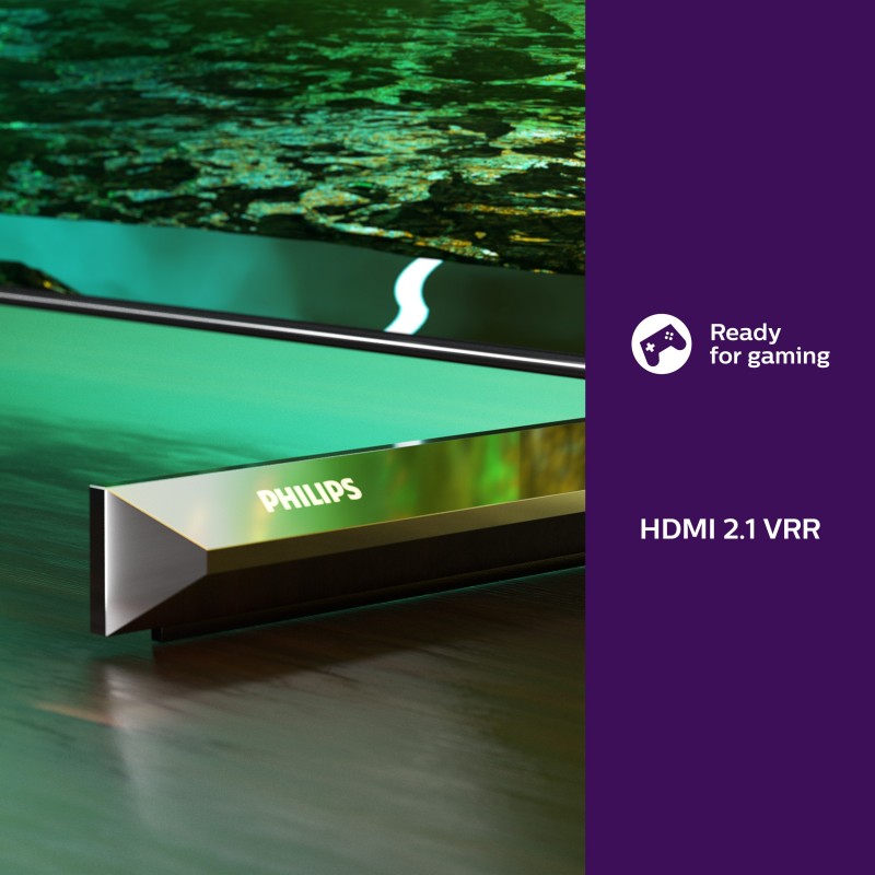 Philips 55OLED706 12 TV 139.7 cm (55") 4K Ultra HD Smart TV Wi-Fi Metallic