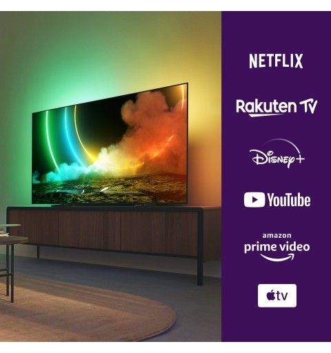 Philips 55OLED706 12 TV 139.7 cm (55") 4K Ultra HD Smart TV Wi-Fi Metallic