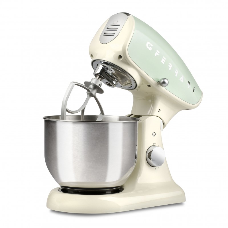 G3 Ferrari Pastaio Deluxe Robot mixer 1200 W Beige, Couleur menthe