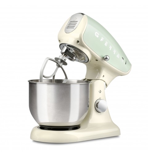 G3 Ferrari Pastaio Deluxe Robot mixer 1200 W Beige, Couleur menthe