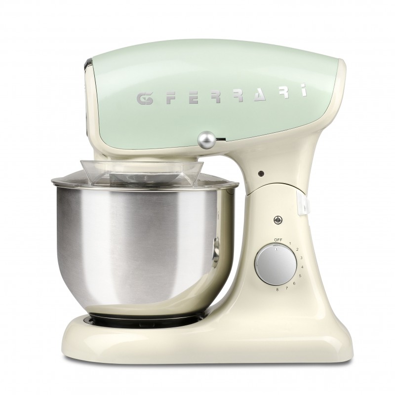 G3 Ferrari Pastaio Deluxe Sbattitore con base 1200 W Beige, Colore menta