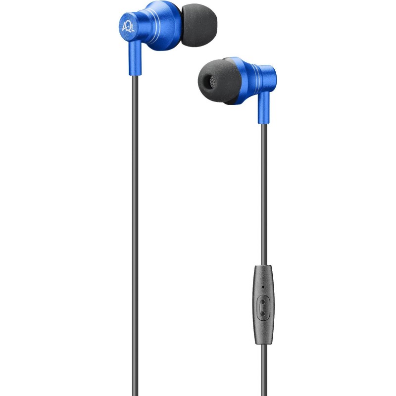 Cellularline Iron Auriculares Alámbrico Dentro de oído Llamadas Música Negro, Azul