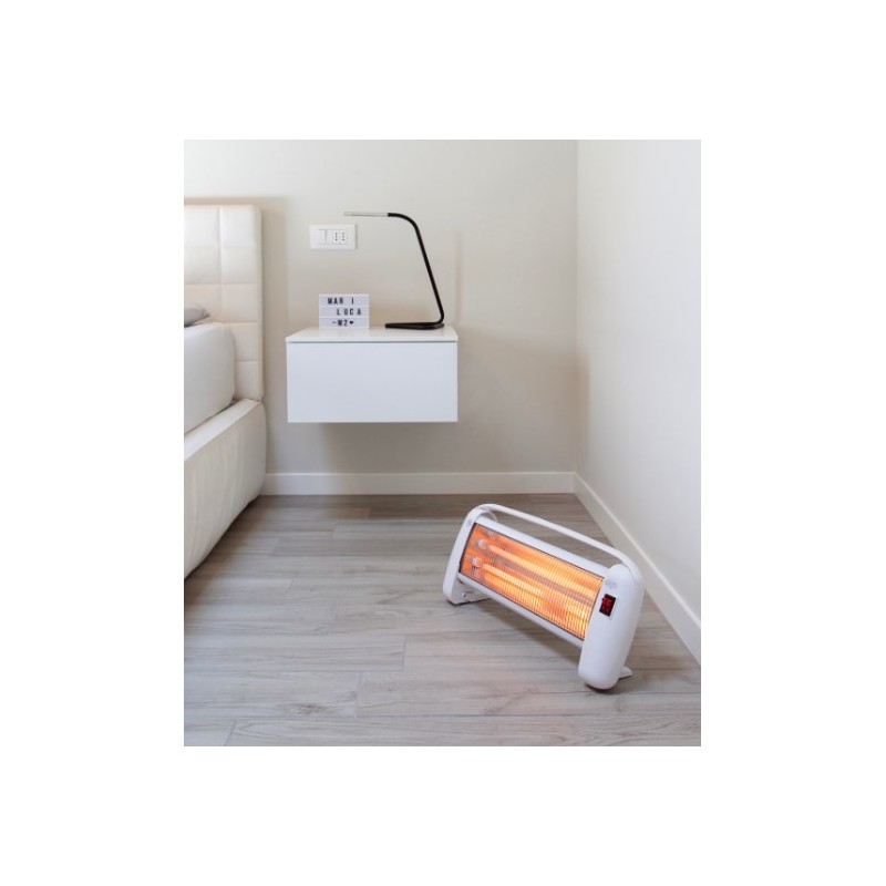 Argoclima Betsy Interno Bianco 1200 W Riscaldatore di ambienti elettrico al quarzo