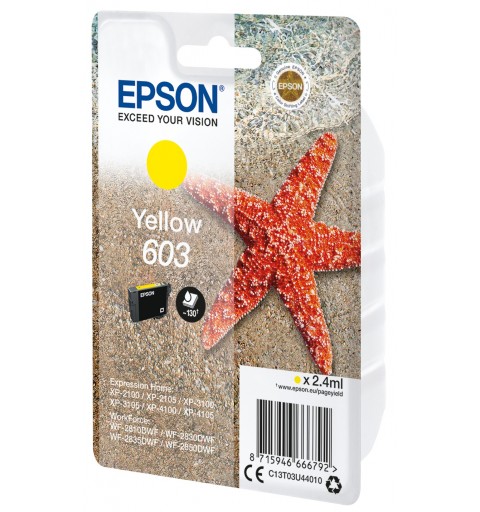 Epson Singlepack Yellow 603 Ink